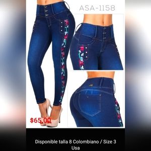 1158 jeans colombiano Asa Moda Brand (B15)